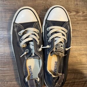 Converse Black and White Canvas Sneakers